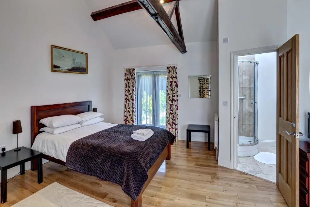 Barn interior at Church Farm Barns