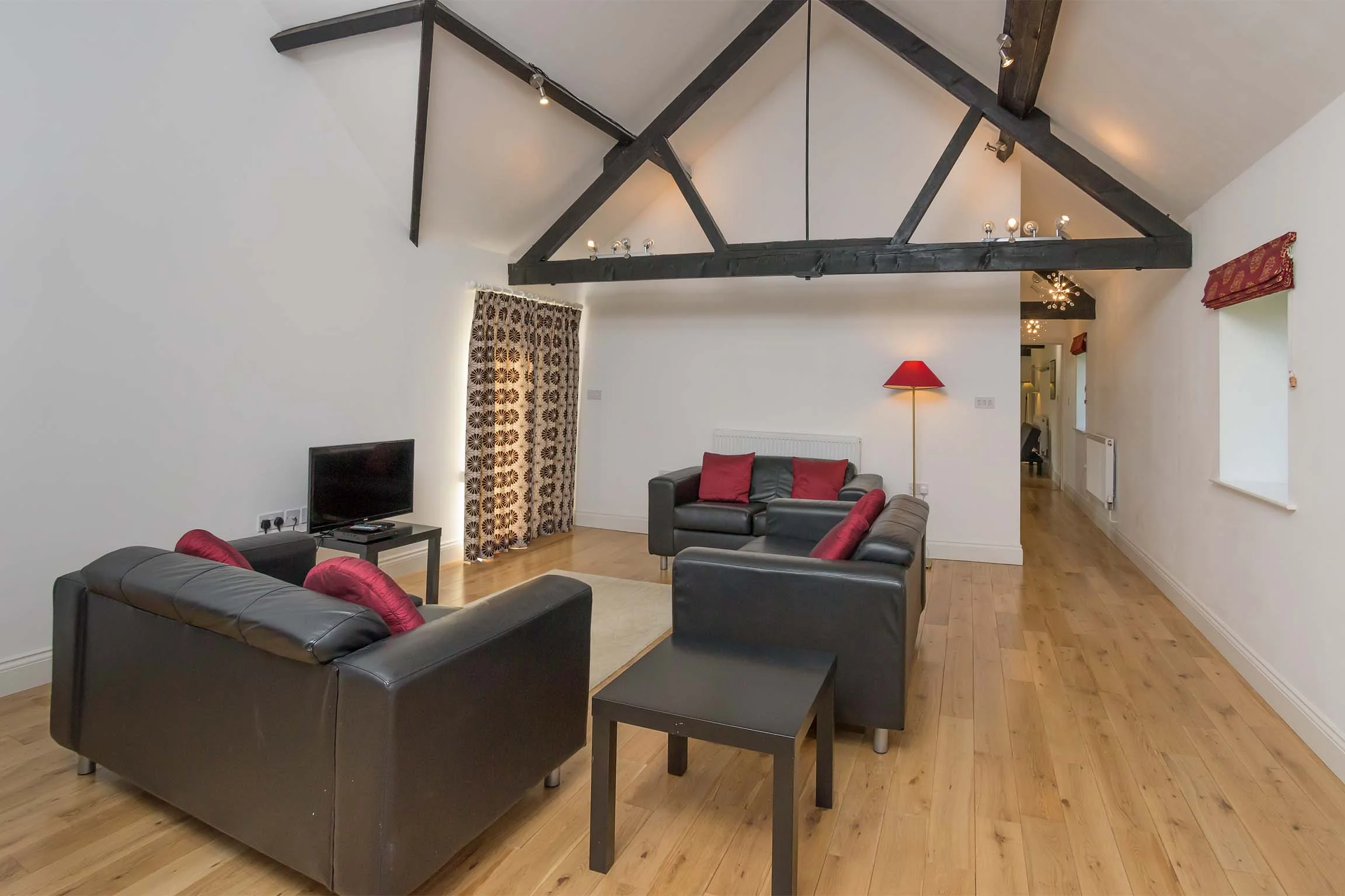 Cornflower Barn reception room at Church Farm Barns Norfolk