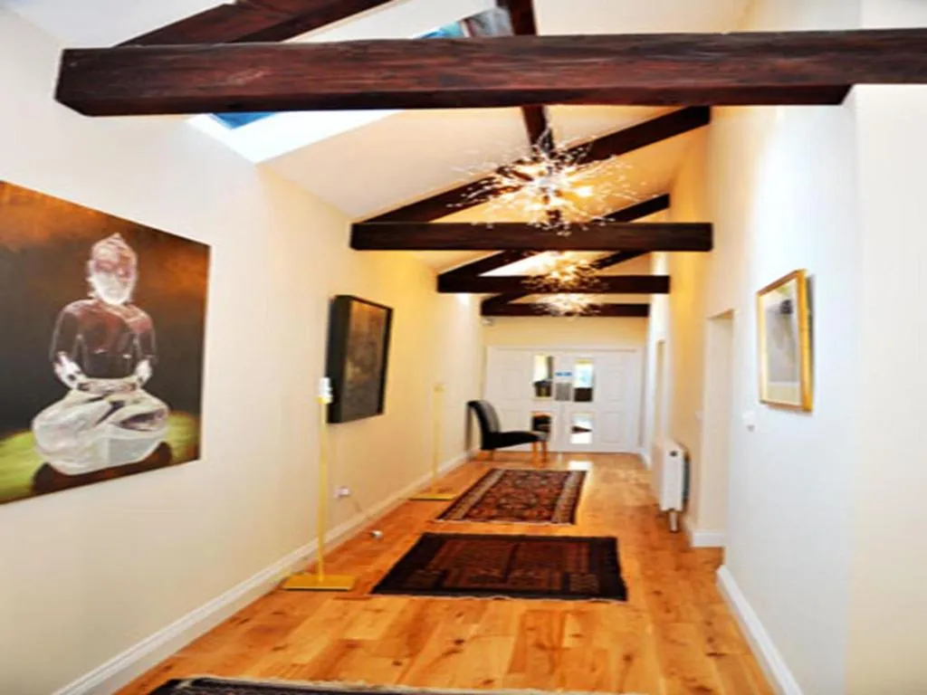 The hall for the rooms barn at Church Farm Barns